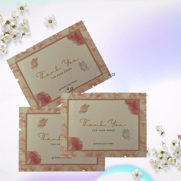 100 Thank You For Your Order Seller Card, Thank You Card, Packaging Inse… - Picture 1 of 11